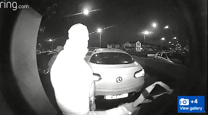 Moment thieves steal a Mercedes in under 30 seconds - as shocking data shows car thefts are soaring with 300 cases A DAY (but just 0.6% end with a conviction)